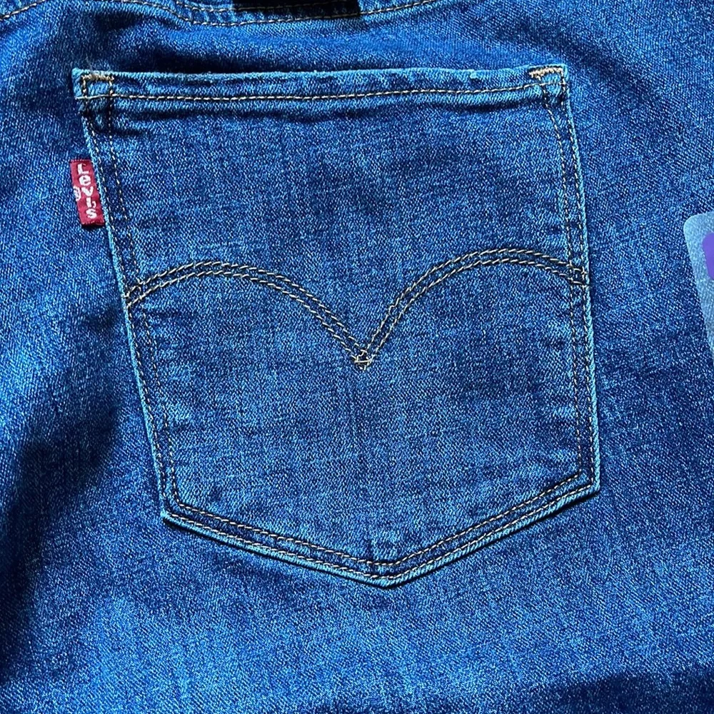 Levi's Dark Blue Denim Bermuda Shorts